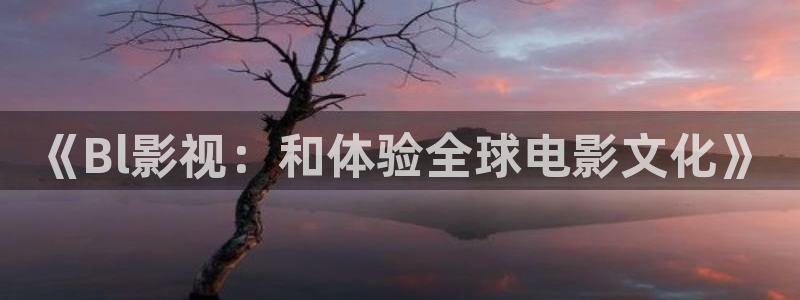 69视频国产：《Bl影视：和体验全球电影文化》